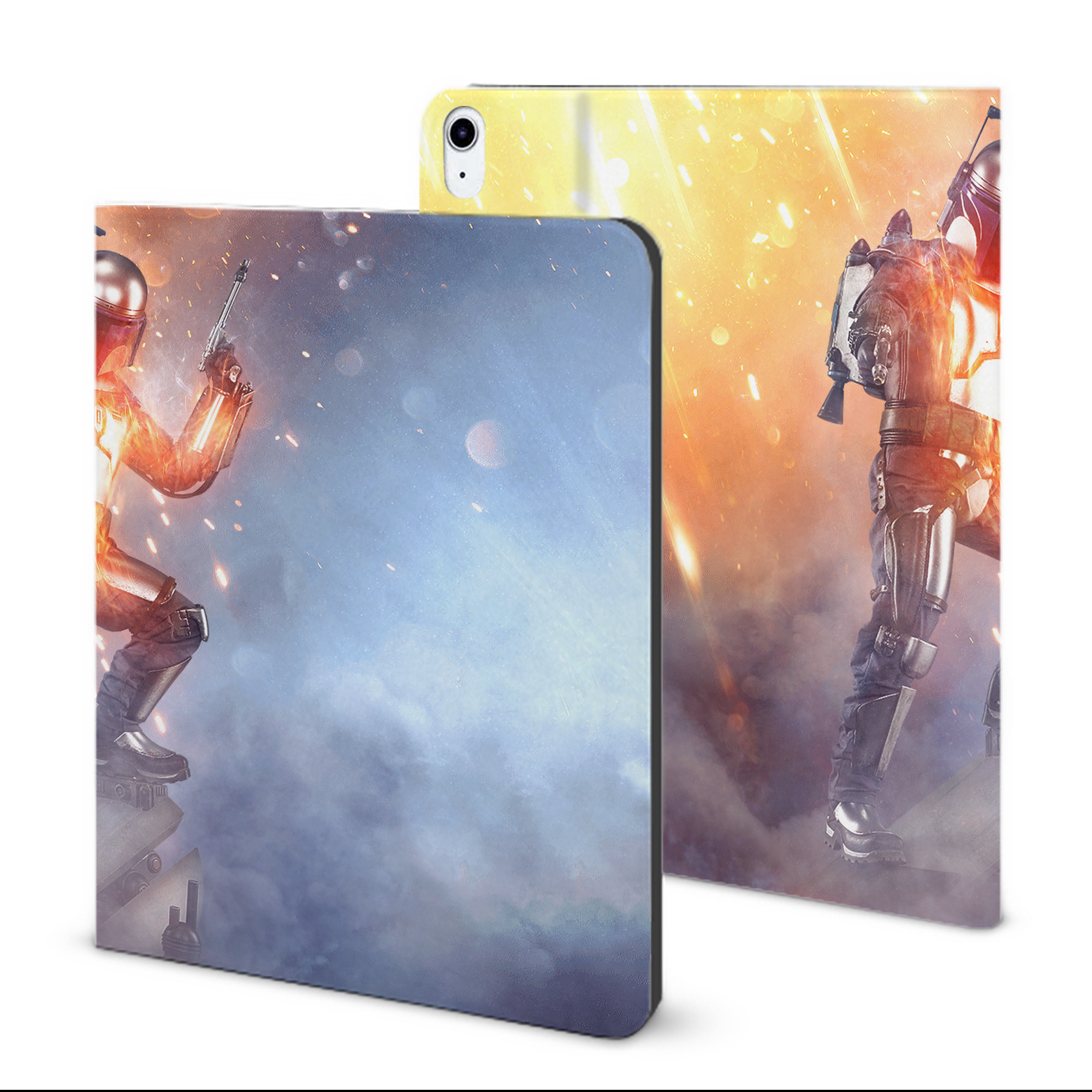 （画像用） スター・ウォーズ Star Wars IPad ケース ブック型 PUレザー TPU 耐衝撃 軽量 薄型 ペン収納なし 全面保護 IPad 各モデル対応